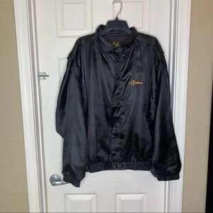 Vintage Rivera Casino Embroidered Satin Bomber XL